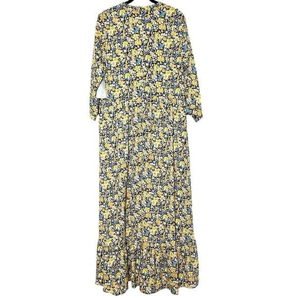 NWT Melloday Women’s Floral Print Hi-Low Maxi Dress Size XL - Picture 4 of 10